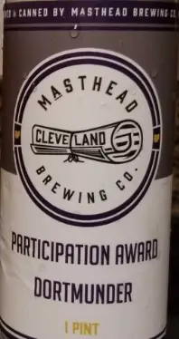 Masthead Brewing Company Participation Award