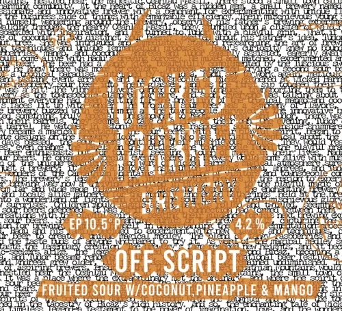 Wicked Barrel Off Script - Coconut, Pineapple & Mango