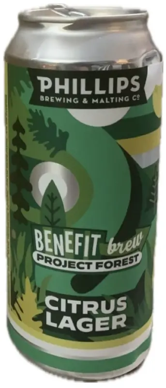 Phillips Brewing and Malting Co. Benefit Brew Citrus Lager