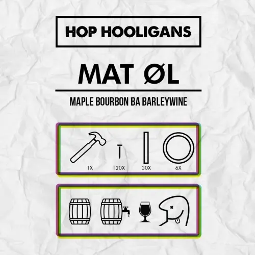 Hop Hooligans Mat Øl Maple Bourbon BA