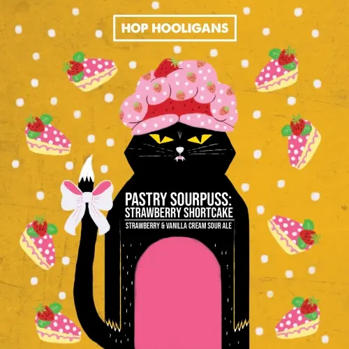 Hop Hooligans Pastry Sourpuss: Strawberry Shortcake