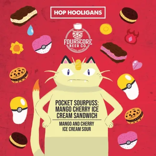 Hop Hooligans Pocket Sourpuss: Mango Cherry