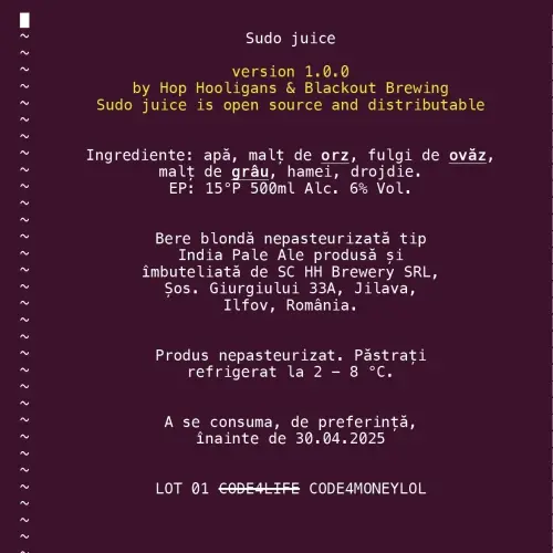Hop Hooligans Sudo Juice