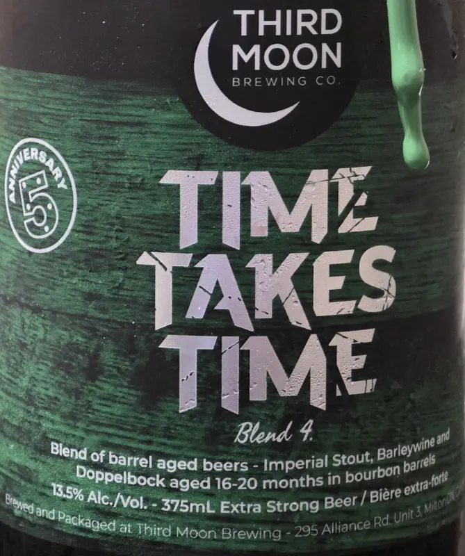 Third Moon Brewing Co. Time Takes Time - Blend 4