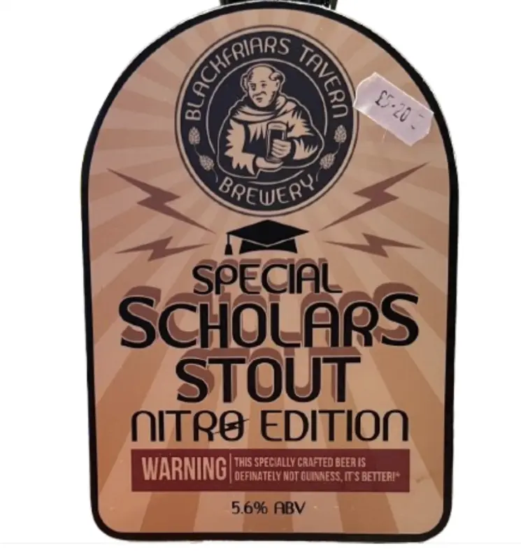 Blackfriars Tavern Brewery Special Scholars Stout Nitro