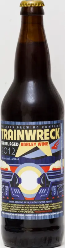 Phillips Brewing and Malting Co. Trainwreck Barley Wine - Barrel Aged