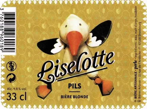 Perle - Bières Artisanales Artzner Liselotte Pils