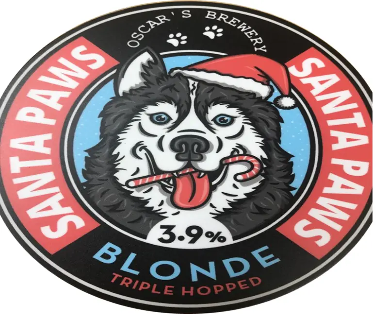 Oscar's Brewery Santa Paws