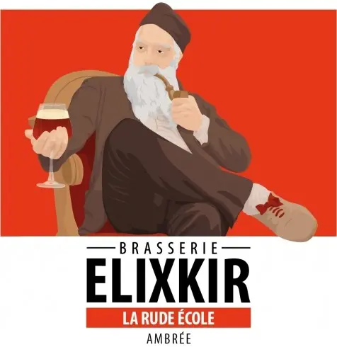 Brasserie Elixkir La Rude École - Ambrée