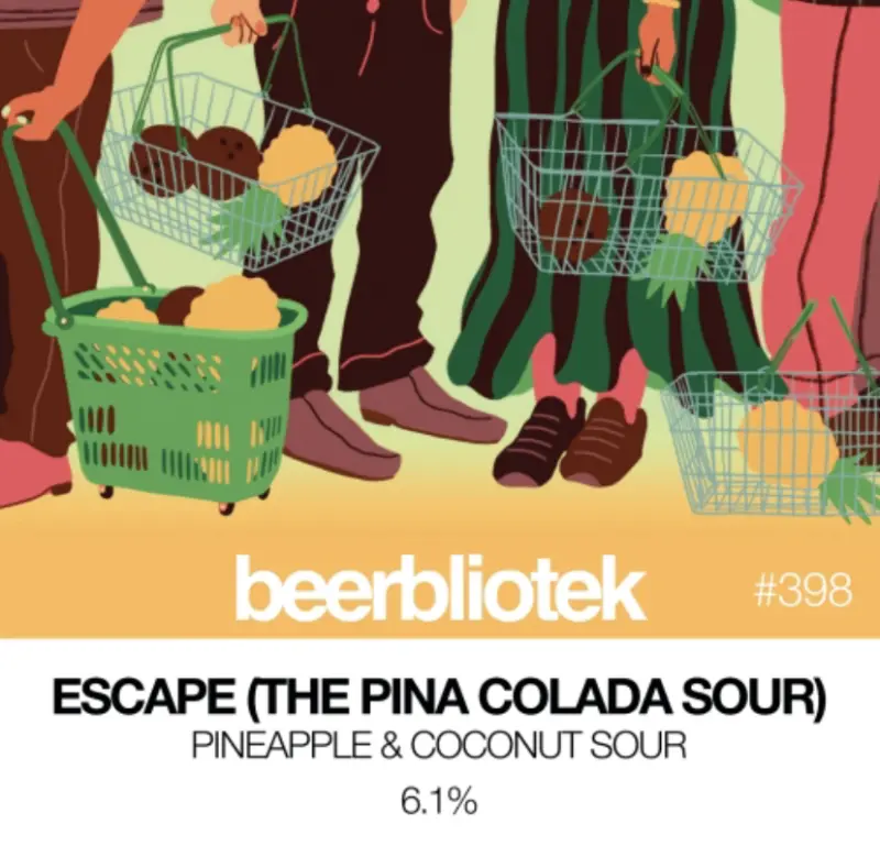 Beerbliotek Escape (The Pina Colada Sour)