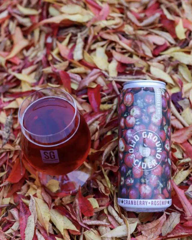 Solid Ground Brewing Cranberry + Rose Hip