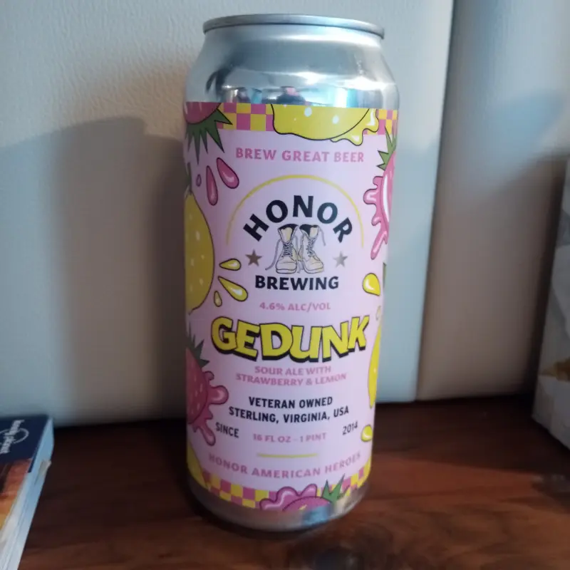 Honor Brewing Company Gedunk - Strawberry Lemonade Sour Ale