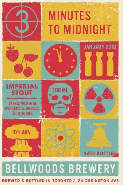Bellwoods Brewery 3 Minutes to Midnight - Cherry & Raspberry