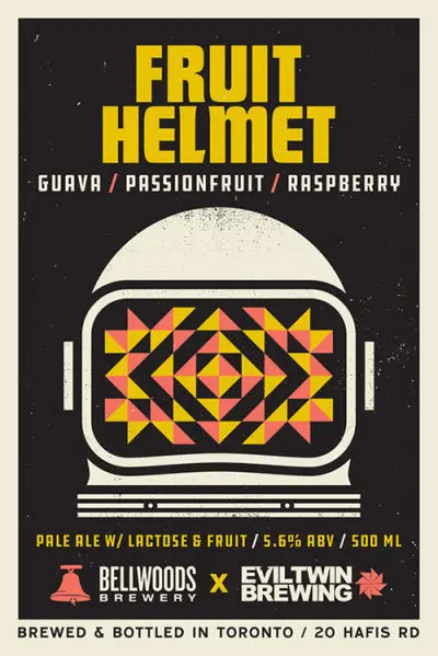 Bellwoods Brewery Fruit Helmet - Guava, Passionfruit & Raspberry