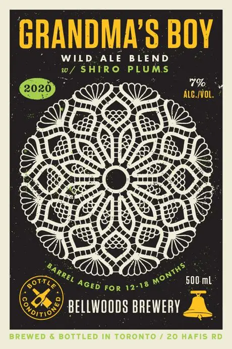Bellwoods Brewery Grandma's Boy - Shiro Plums (2020)