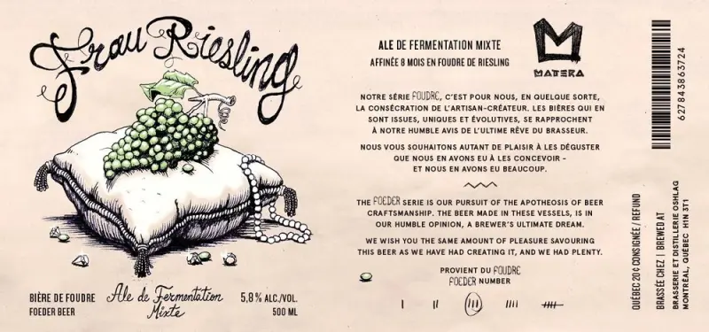Matera Brasseurs Frau Riesling