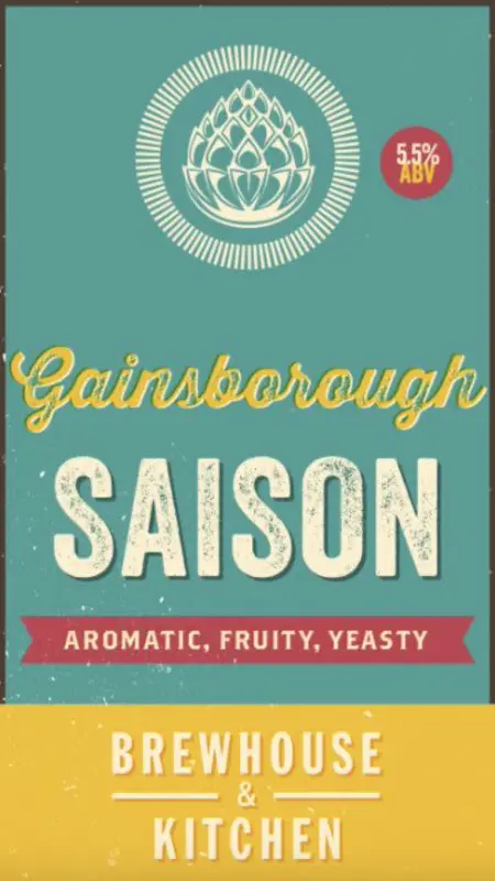 Brewhouse & Kitchen (Hoxton) Gainsborough Saison