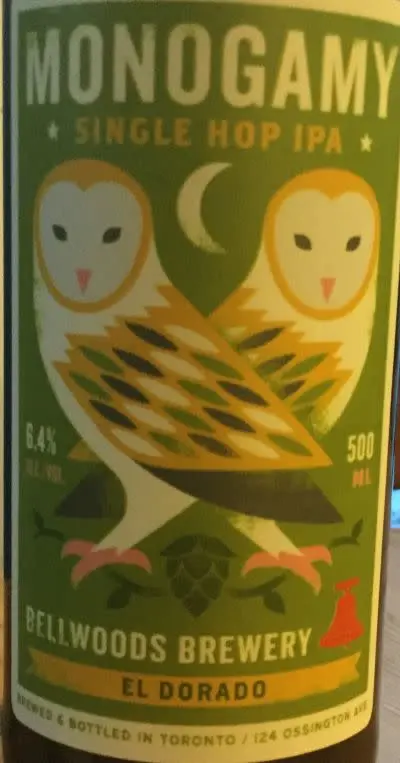 Bellwoods Brewery Monogamy - El Dorado