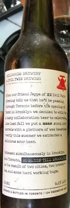 Bellwoods Brewery No Sleep Till Brooklyn