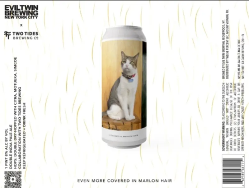 Evil Twin Brewing NYC Even More Covered In Marlon Hair
