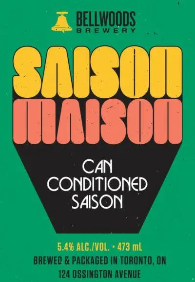 Bellwoods Brewery Saison Maison