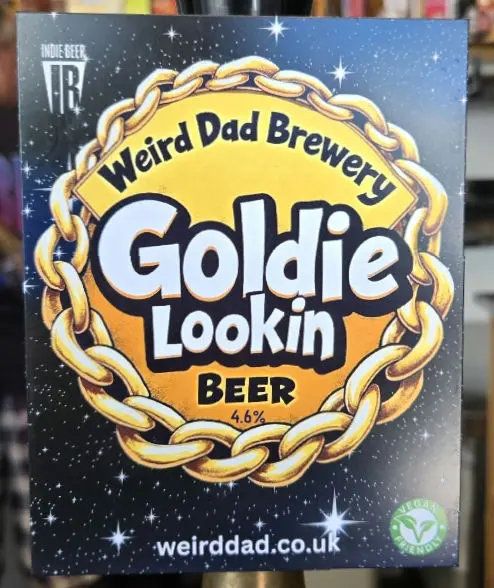Weird Dad Brewery Goldie Lookin Beer
