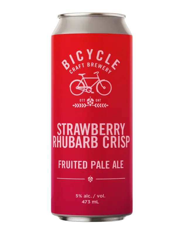 Bicycle Craft Brewery Strawberry Rhubarb Crisp