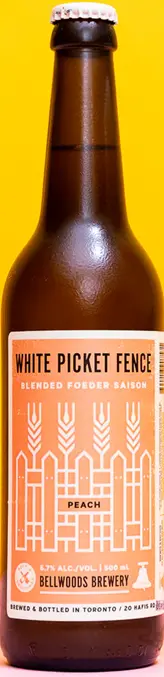 Bellwoods Brewery White Picket Fence - Peach