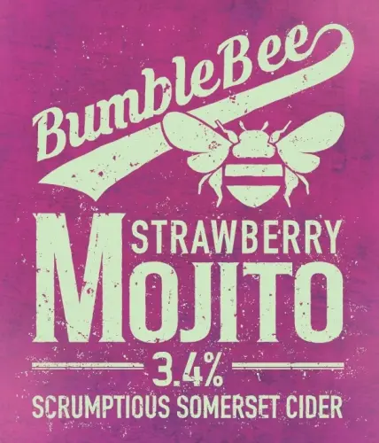 BumbleBee Cider Strawberry Mojito