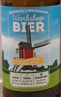 Brouwerij 't Meuleneind Workshop Bier Quadrupel