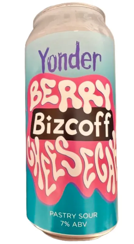 Yonder Brewing and Blending Berry Bizcoff Cheesecake