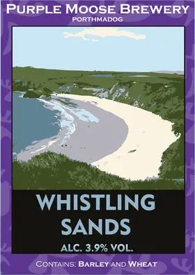Bragdy Mŵs Piws (Purple Moose Brewery) Whistling Sands