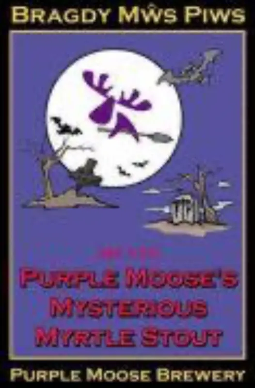 Bragdy Mŵs Piws (Purple Moose Brewery) Mysterious Myrtle Stout