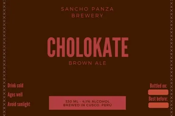 Sancho Panza Brewery Cholokate