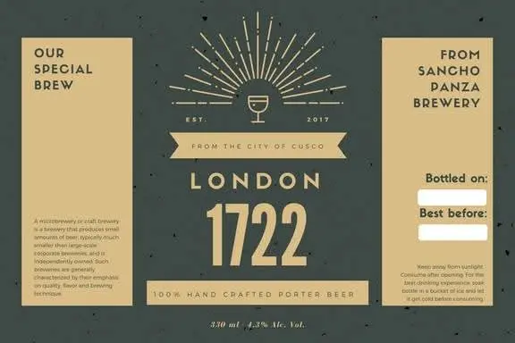 Sancho Panza Brewery London 1722