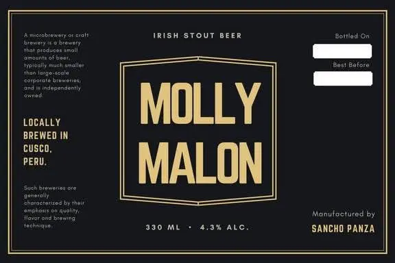 Sancho Panza Brewery Molly Malon