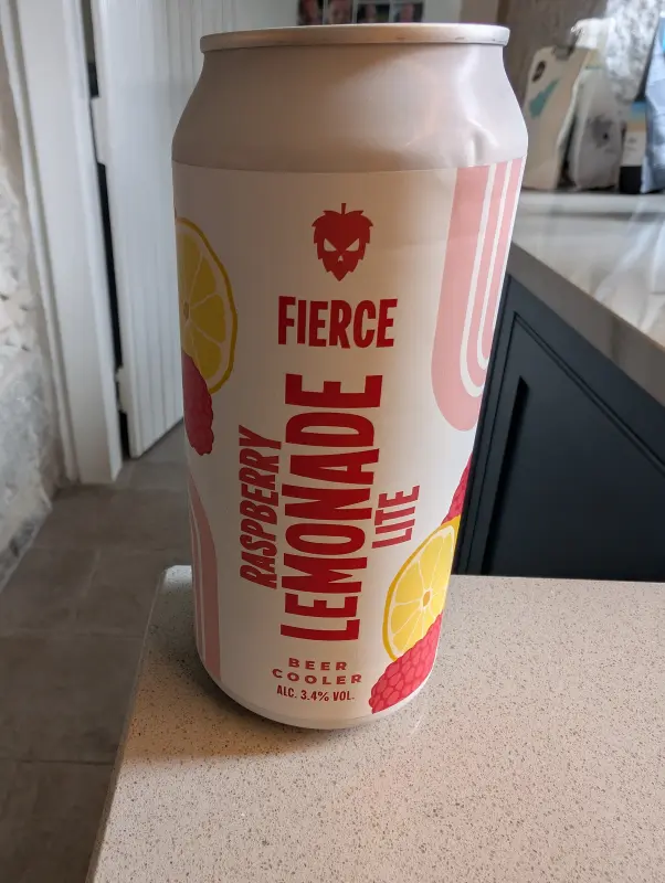Fierce Beer Co Raspberry Lemonade Lite