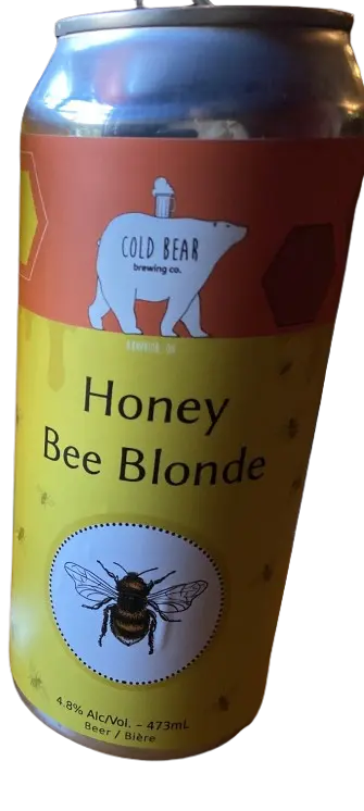 Cold Bear Brewing Company Honey Bee Blonde Ale