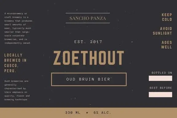 Sancho Panza Brewery Zoethout
