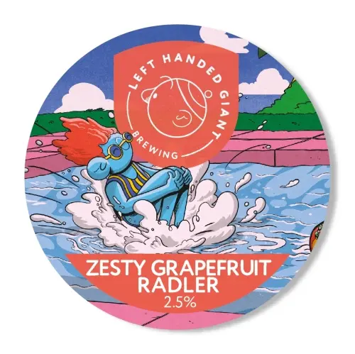 Left Handed Giant Brewing Co. Zesty Grapefruit Radler