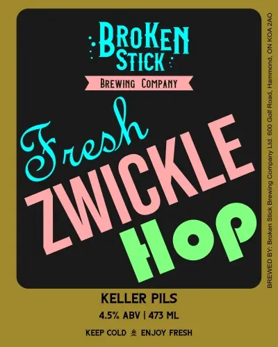 Broken Stick Brewing Company Fresh Zwickle Hop
