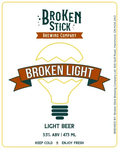 Broken Stick Brewing Company Broken Light