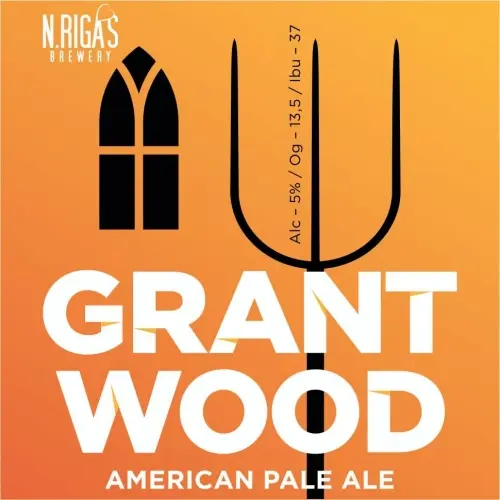 New Riga's Brewery American Gothic (Grant Wood)