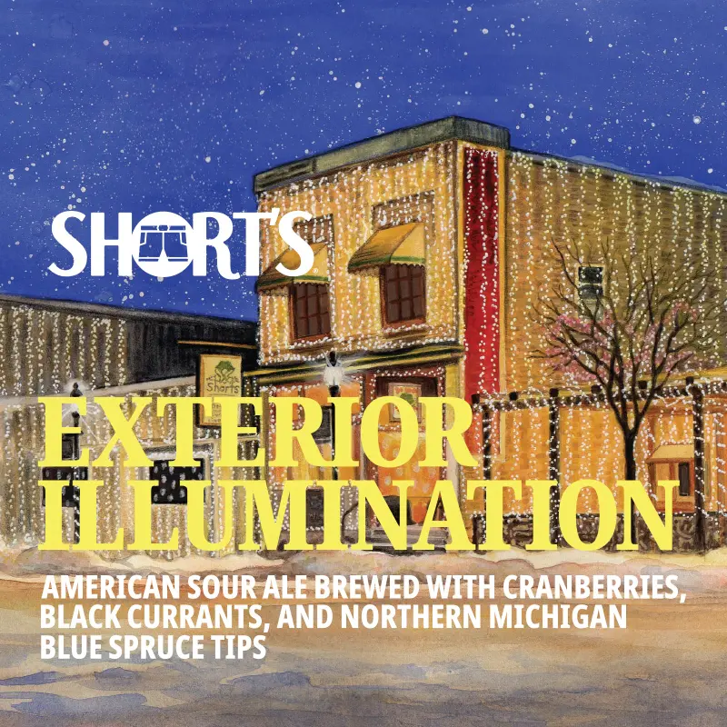 Short's Brewing Company Exterior Illumination