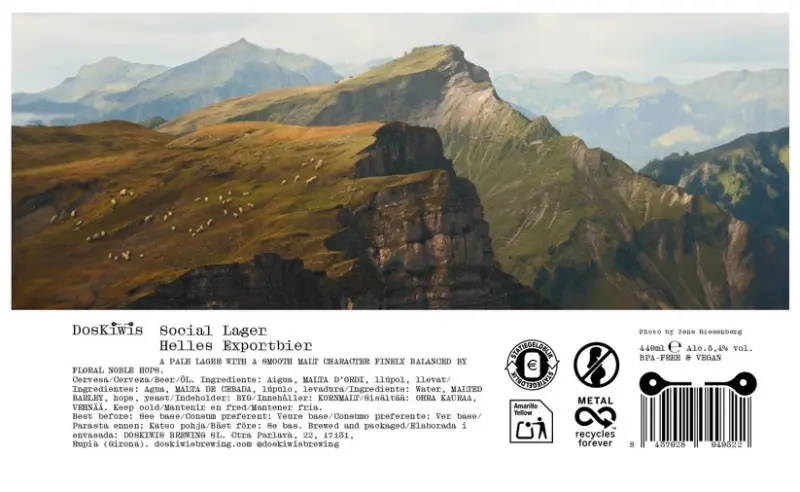 DosKiwis Brewing Co. Social Lager