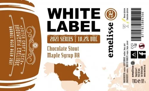 Brouwerij Emelisse White Label - Chocolate Stout: Maple Syrup BA 2021