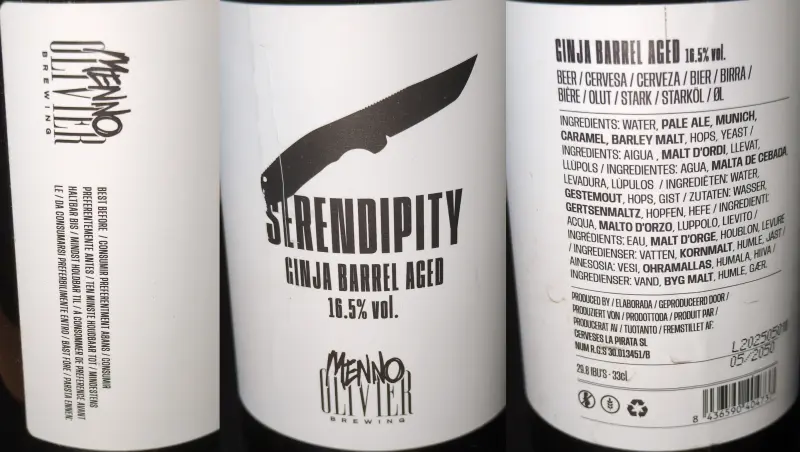Menno Olivier Brewing Serendipity Ginja Barrel Aged