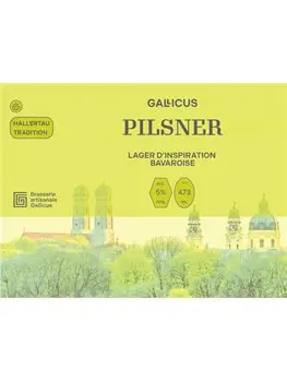 Brasserie Artisanale Gallicus Pilsner d'inspiration Bavaroise