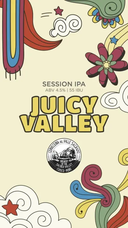 Cervecería del Valle Sagrado (Sacred Valley Brewing Company) Juicy Valley