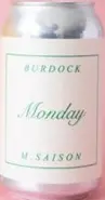 Burdock Monday